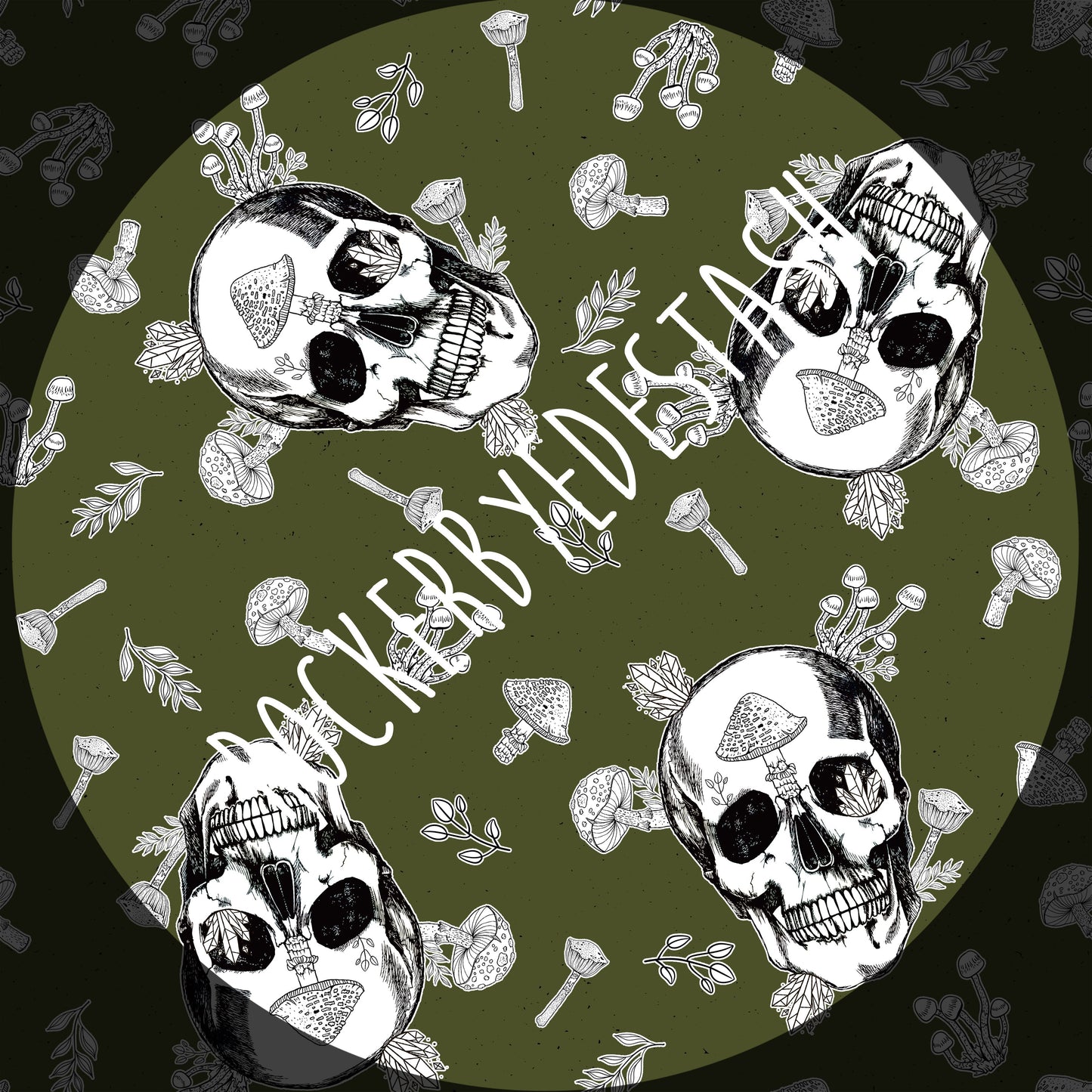 Minky - Round OO - Skulls & Shrooms, Magical Forest, New Wilderness & Hedgies - Fabric Retail